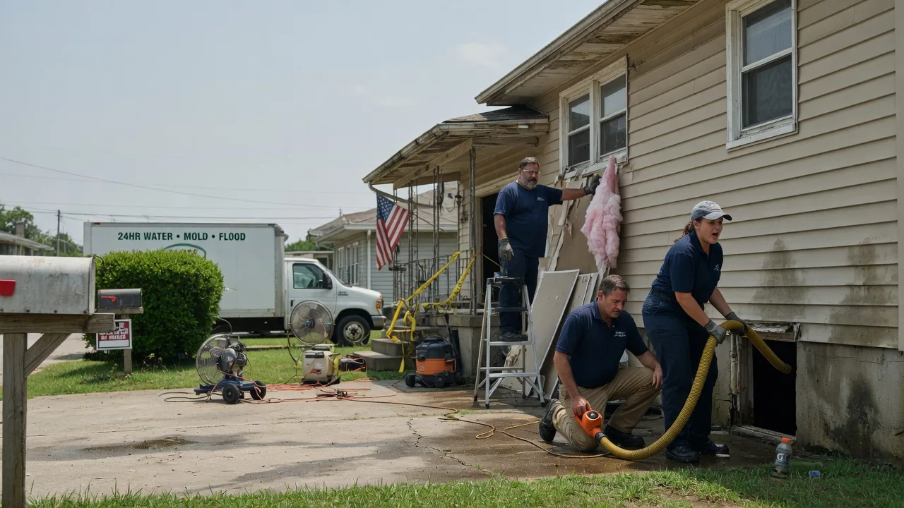 Water Damage Repair in Franklinton, LA near me